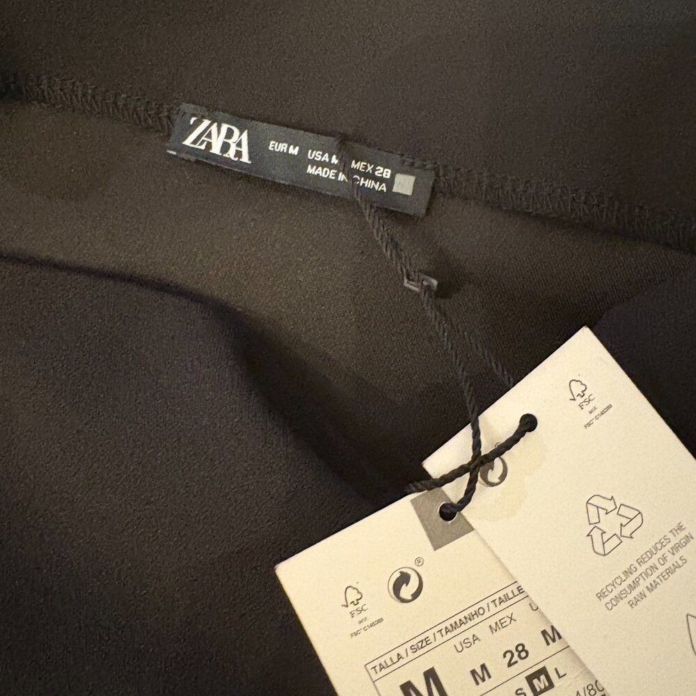 Zara Asymmetric Ruched Top - Picture 4 of 4
